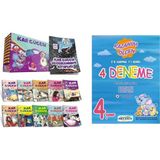 4. Sınıf Kar Cücesi 10'lu Hikaye Seti + Okyanus Yayınları 4'lü Deneme