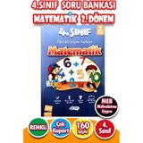 4.sınıf Matematik 2.dönem - Etkinlikli Çalışma Ve Soru Bankası Kitabı