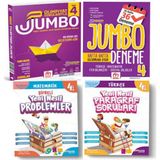 4. Sınıf Olimpiyat Sorularıyla Jumbo Soru Bankası + Tüm Dersler Deneme Ve Yeni Nesil Paragraf+ Matematik Soruları
