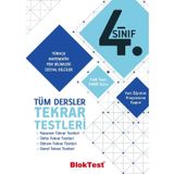4. Sınıf Tüm Dersler Tekrar Testleri Bloktest Yayınları