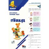 4. Sınıf Türkçe Çek Kopart Yaprak Test - Açı Yayınları
