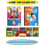 4.sınıf Türkçe Matematik +Rengarenk 5'li Hikaye Seti