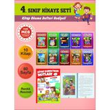 4.Sınıflar İçin Okumayı Sevdiren 10 Lu Hikaye Seti 6 (Kitap Okuma Defteri Hediyeli)