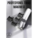 4 Taraklı Taşınabilir Profesyonel Saç ve Sakal Kesme Tıraş Makinesi ( Lisinya )