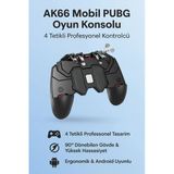 4 Tetikli Mobil Oyun Kolu 90° Döner, Ergonomik Kavrama, Android Uyumlu, Pubg Cod Free Fire - Ak66