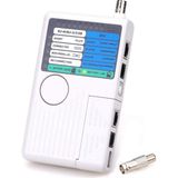 4 Ü1 Arada Test Cihazı USB RJ45 Bnc RJ11 Lan Cat5 Cat6 Telefon Kablosu Test Cihazı Ağ Ölçüm Cihazı - Ahşap