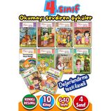 4. ve 5. Sınıf Için Okumayı Sevdiren 10'lu Öykü Kitap Seti + Değerlendirme Soru Kitapçığı
