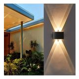 4 Watt AMBER Işık Ledli Işık Süzmeli İç ve Dış Mekan Aplik, Modern Dekoratif Armatür, Şık Armatür
