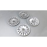 4 x Volkswagen Caddy 03-18 Plastik Jant Kapak Seti 16"inç Orijinal - 0315 Gri