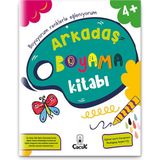 4+ Yaş "Arkadaş Boyama Kitabı" Eğlenceli Ve Eğitici Okul Öncesi Çocuk Beceri Gelişimi Etkinliği