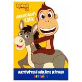 4+ Yaş Eğitici Eğlendirici Kukuli Aktiviteli Hikaye Kitabı - Arkadaşım Eşek