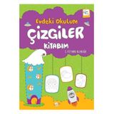 +4 Yaş Evdeki Okulum Çizgiler Kitabım - Kukla Yayınları