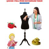 4 Yaş Iğne Batabilen Çocuk Terzi Mankeni Prova Mankeni Vitrin Mankeni