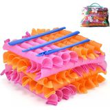 40 adet Isısız Spiral Saç Bigudi Uzun Saç, Hiçbir Isı Curlers 22 inç/55 cm Sihirli Bukleler Saç Silindirleri ile Şekillendirici Kanca Kadınlar Çocuklar için