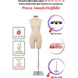 40 Beden Pantolon Giyebilen İğne Batmaz Vitrin Amaçlı Terzi Mankeni Prova Mankeni