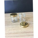 40 Cc Cam Kavanoz - 100 Adet 1 Koli - Gold Kapak