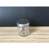 40 Cc Cam Kavanoz - 100 Adet 1 Koli - Gümüş Kapak
