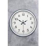 40 Cm Beyaz Metal Klasik Duvar Saati