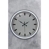 40 cm Beyaz Metal Sade Duvar Saati