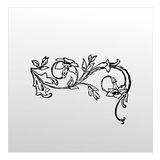 40 cm Çiçek Deseni Folyo Sticker