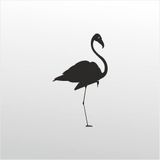 40 cm Flamingo Folyo Sticker