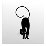 40 cm Korkmuş Kedi Folyo Sticker