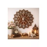 40 Cm Mdf Duvar Saati, Dekoratif Tasarım, Sessiz Mekanizma, Şık Ev Ve Ofis Değer Katar No: Mrc129007