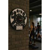 40 Cm Mdf Duvar Saati, Dekoratif Tasarım, Sessiz Mekanizma, Şık Spor Fitness No: Mrc10
