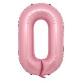 40 cm Pembe Folyo Sayı Balonları Dijital Globos Doğum Günü Düğün Parti Dekorasyonları Balonlar Bebek Partisi Malzemeleri (40 cm Pembe 0)
