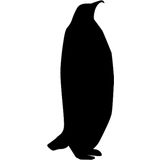 40 cm Penguen Folyo Sticker