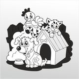 40 cm Tatlı Hayvanlar Folyo Sticker