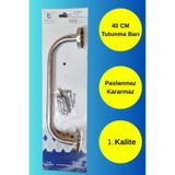 40 Cm Tutunma Barı Tutamak Wc Banyo Duş Klozet Küvet Yanı Kullanım Için . Gümüş