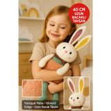 40 Cm Uzun Bacaklı Tavşan Peluş Oyuncak – Yumuşak Peluş, Dekor Ve Uyku Arkadaşı