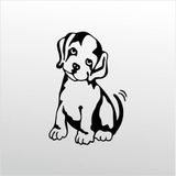 40 cm Yavru Köpek Folyo Sticker