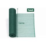 %40 Gölgelik File 1 Metre X 80 Metre Bahçe Gizleme Ağı Bahçe Çit Örtüsü Meyve Ağacı Örtüsü