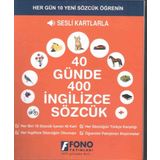 40 Günde 400 İngilizce Sözcük - Fono Yayınları