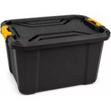 40 Litre Büyük Saklama Kutusu, Kilitli Kapaklı Plastik Organizer, Takım Sandığı, Oto Bagaj Organizeri, Garaj Atölye Eşya Depolama Kutusu (40