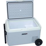 40 Litre Tekerlekli Oto Buzdolabı - Gri - Beyaz