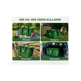 40 Litre Termos Çanta Katlanabilir Büyük Boy Soğutucu Çanta, Piknik Kamp Plaj Ve Seyahat Çantası