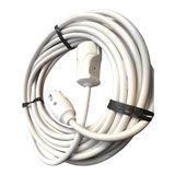 40 METRE 3x1,5 MM CCA TTR TEKLİ BEYAZ RENK TOPRAKLI KAUÇUK SEYYAR ELEKTRİK KABLOSU