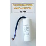 40 Mf Daimi Devre Kondansatörü Elektrikli Motor Kondansatörü (40 Mikrofarat)