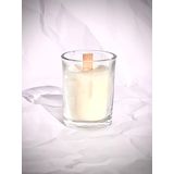 40 ml Şat bardak Sandalağacı Kahve Kokulu Kavanoz Mum