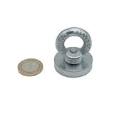 Ø40 mm Deniz Mıknatısı, Halat, Kanca ve Eldiven Set