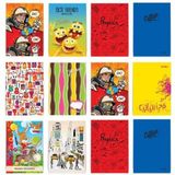 40 Yaprak A4 Buyuk Boy Cizgili Defter Karton Kapak 12 Adet T.d
