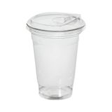 400 Cc Plastik Pet Bardak 100 Adet Limonata Milkshake Bardağı Klips Kapaklı