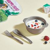 400 ml Bebek Beslenme Seti, Kaşık ve Çatal Dahil, BPA İçermeyen Mama Kabı, Ergonomik Tasarım, Hafif ve Dayanıklı