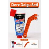 400 Ml Beyaz Derz Dolgusu + Derz Kazıyıcı Seti | Fayans Seramik Derz Yenileme Ve Tamir Kiti