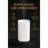 400 ml H2O Ultrasonik Hava Nemlendirici & Buhar Makinesi – Aroma Difüzörlü - Beyaz