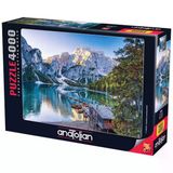 4000 Parça Puzzle: Braies Gölü