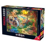 4000 Parça Puzzle: Su Değirmeni